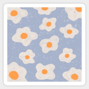 SunnySideUp Egg Crayon Drawing Sticker